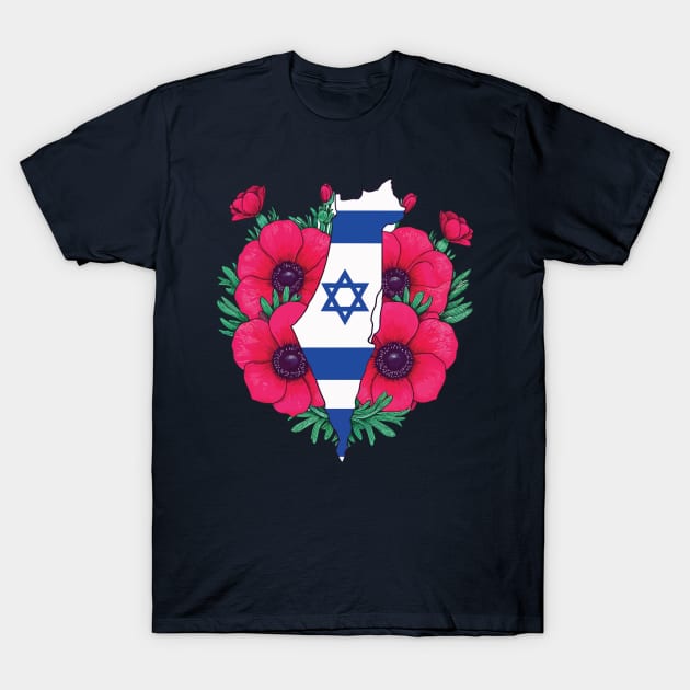 Israel national flower peace T-Shirt by whatyouareisbeautiful